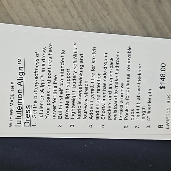 Lululemon Align Dress - Picture 2 of 3